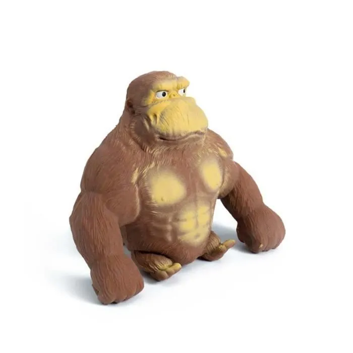 Gorille Élastique Anti-Stress - SHOP-STORY - Monkeyman - Marron - Pour Enfants - 3 ans et plus-3