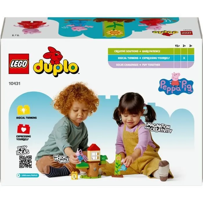 LEGO® DUPLO® 10431 Le Jardin et la Cabane dans l’Arbre de Peppa Pig - Jouet Créatif-5