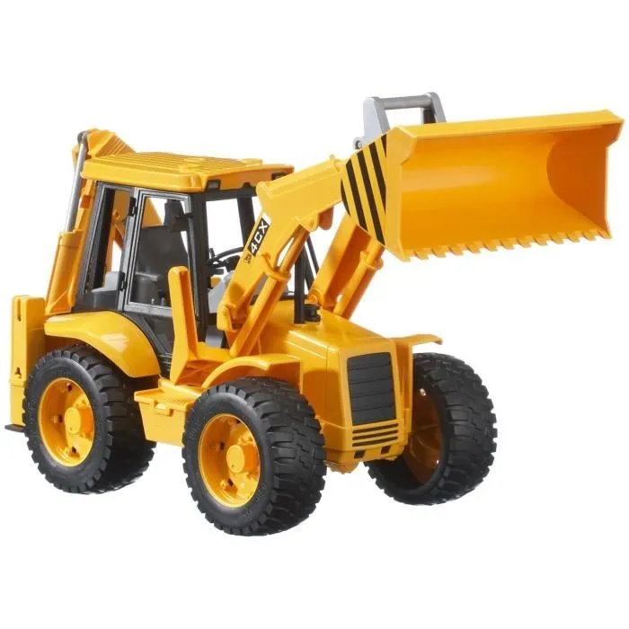 BRUDER - 43723 - Tractopelle JCB fonctionnelle-1