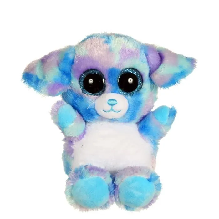 Gipsy Toys - Brilloo Friends - Chien Yoomi - 13 cm - Bleu & Violet-0