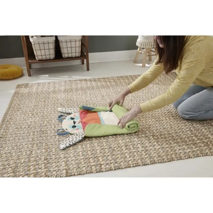 Fisher-Price-Panda à Rouler-Tapis d’éveil avec 2 jouets HKD65-8
