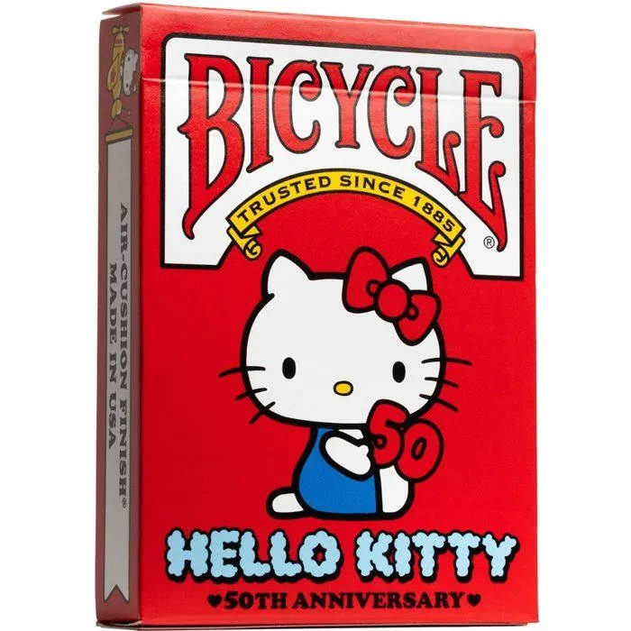 Jeux de société-Jeu De Cartes - Bicycle - Hello Kitty-0