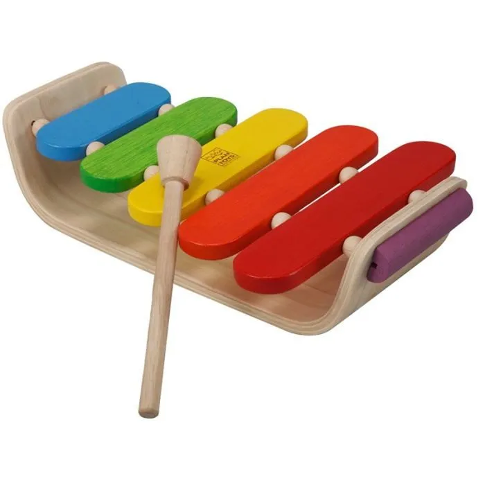 Plantoys - Jouets en bois - Xylophone ovale-0