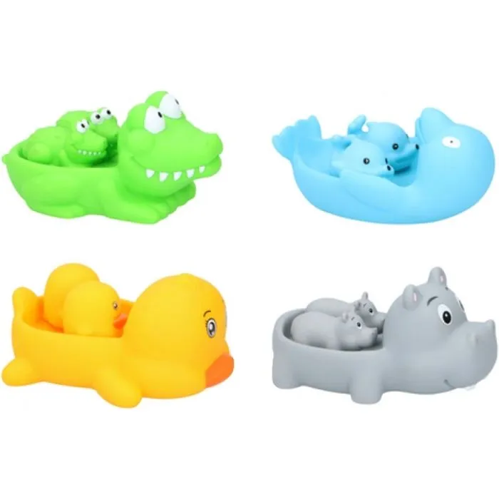Jouets de bain - Eddy Toys - Canard - 3 pièces - Plastique - Jaune-1