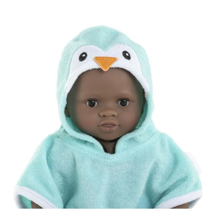 Cape de Bain - Corolle - Pingouin - 30 cm - Séchage rapide - Pour poupon 18 mois-3