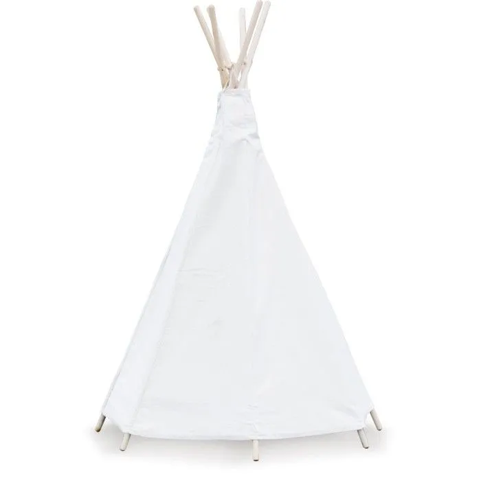 Tente tipi d'indien VILAC en toile denim écru pour enfant à monter soi-même-2