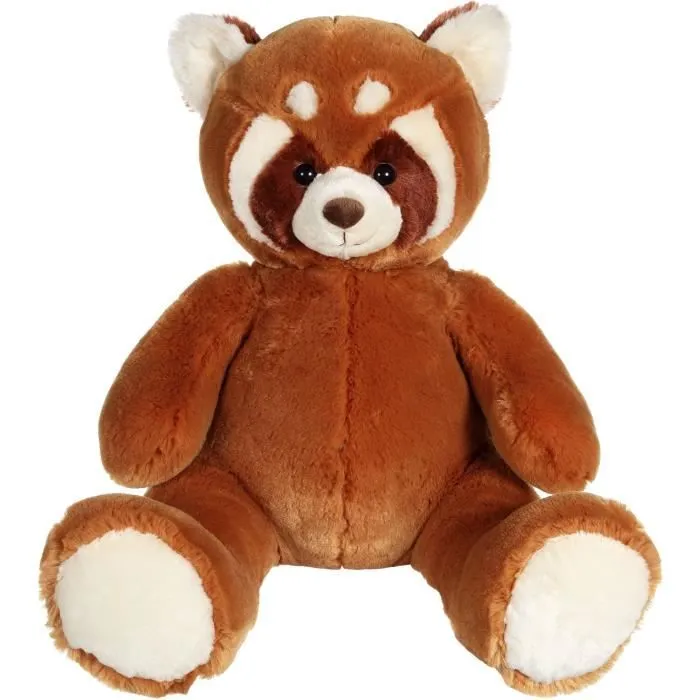 Peluche Panda Roux Géant - GIPSY TOYS - 70 cm-0