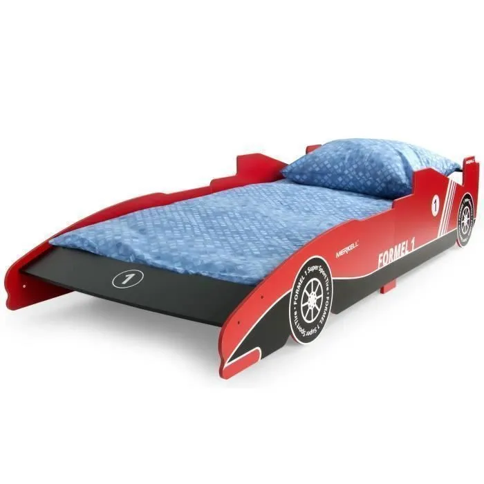 Lit avec matelas Bolid F1  avec matelas 200x90 cm-0