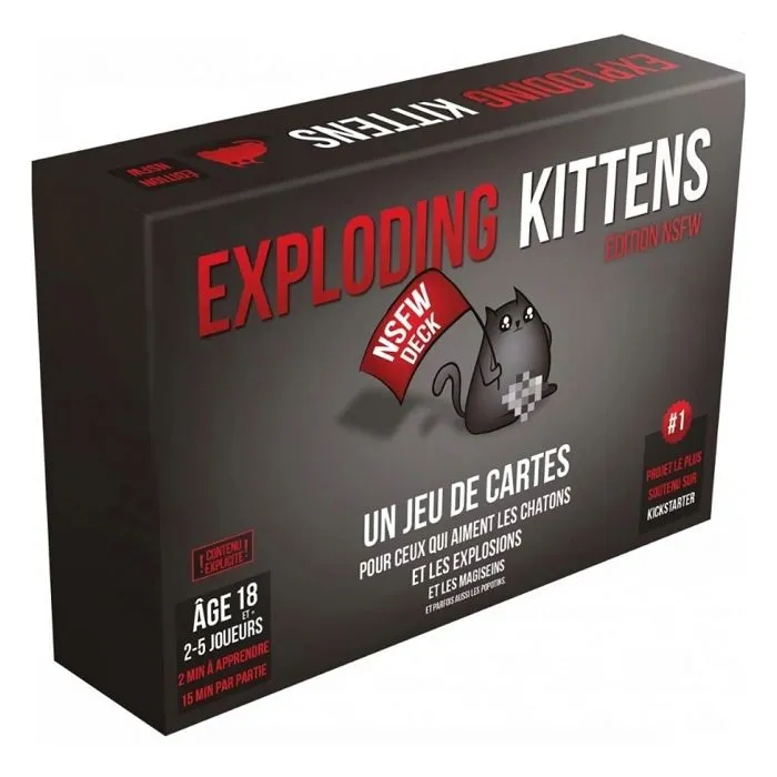 Jeu de cartes - Exploding Kittens : NSFW Edition - Asmodee - Jeu d'ambiance adulte-4