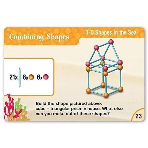 Jeu de Construction Géométrique Dive Into Shapes! - LEARNING RESOURCES - Mixte - Adulte-2