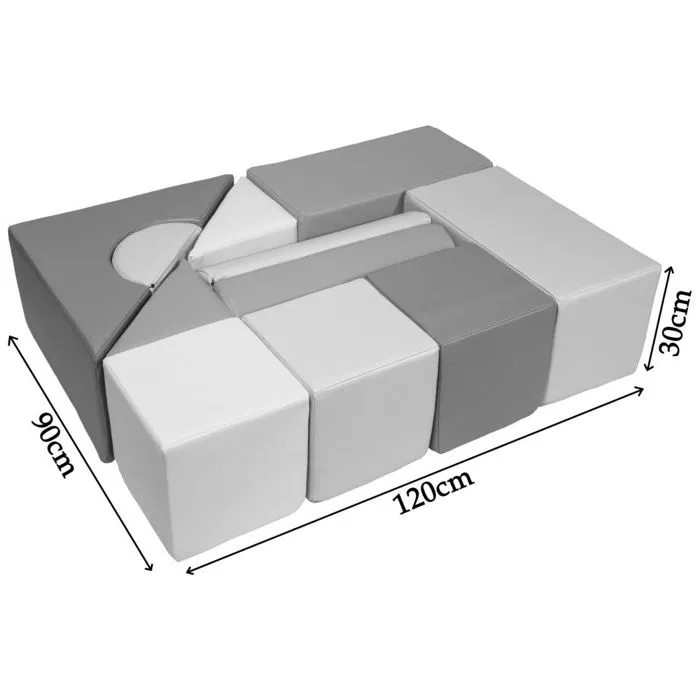 Blocs en mousse - Non spécifié - Set de 11 - Couleurs vives - Sécurisés - Pour enfants à partir de 3 ans-1