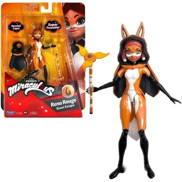 BANDAI Miraculous Ladybug - Mini-poupée 12 cm : Rena Rouge-0