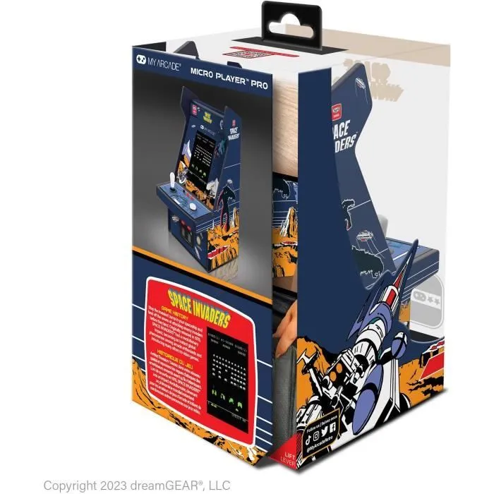 Console Rétrogaming - Taito - Micro Player PRO Space Invaders - Ecran 7cm Haute Résolution - Arcade-1