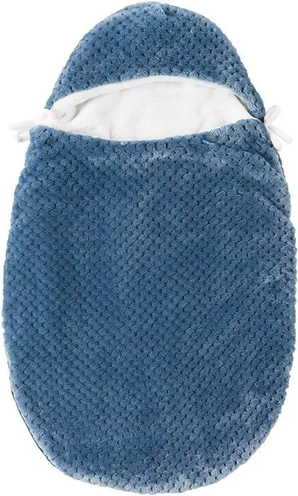 NATTOU Nid d'ange cocoon Lapidou - 42 x 29 x 6,5 cm - 100% polyester - Bleu-1