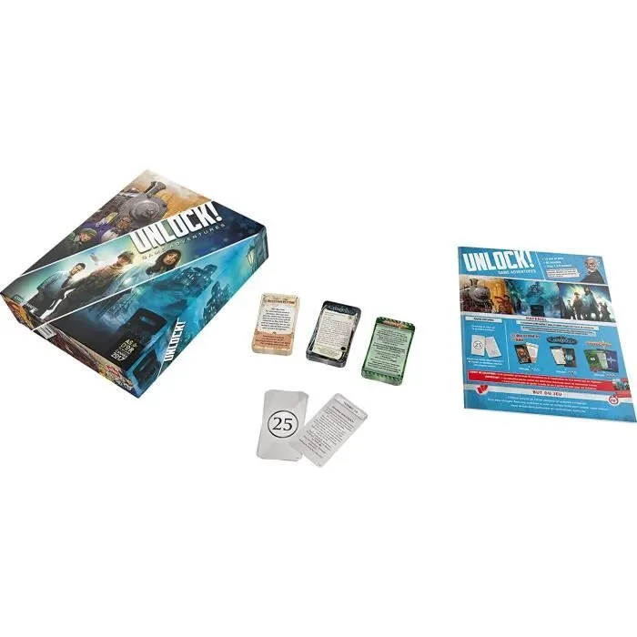 Asmodée - Space Cowboys - Unlock! : Game Adventures - Unbox Now - Jeu de société - À partir de 10 ans - 1 à 6 joueurs - 60 min-2