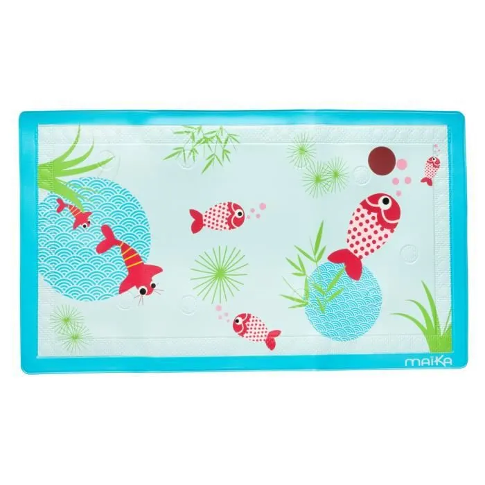 Tapis de bain pour bébé - MAÏKA - Aquarium - antidérapant - témoin thermosensible-0