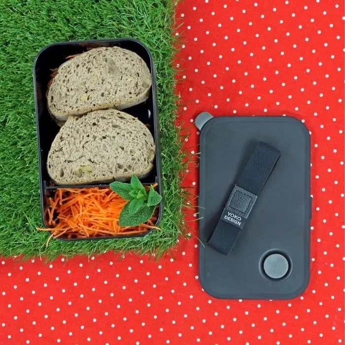 YOKO DESIGN Lunch Box avec séparation réglable et amovible 1 L bleu-2