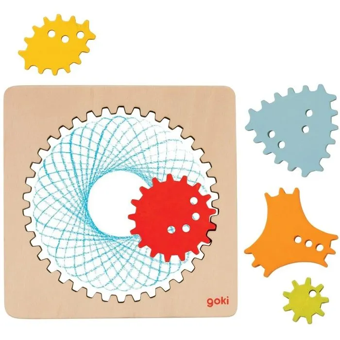 Jeu d'apprentissage - NO NAME - Spirographe - Dessins géométriques - Mixte - 3 ans et plus-1