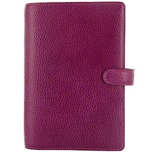 Organiseur - Filofax - Finsbury - Cuir grainé - Framboise - Souple-0