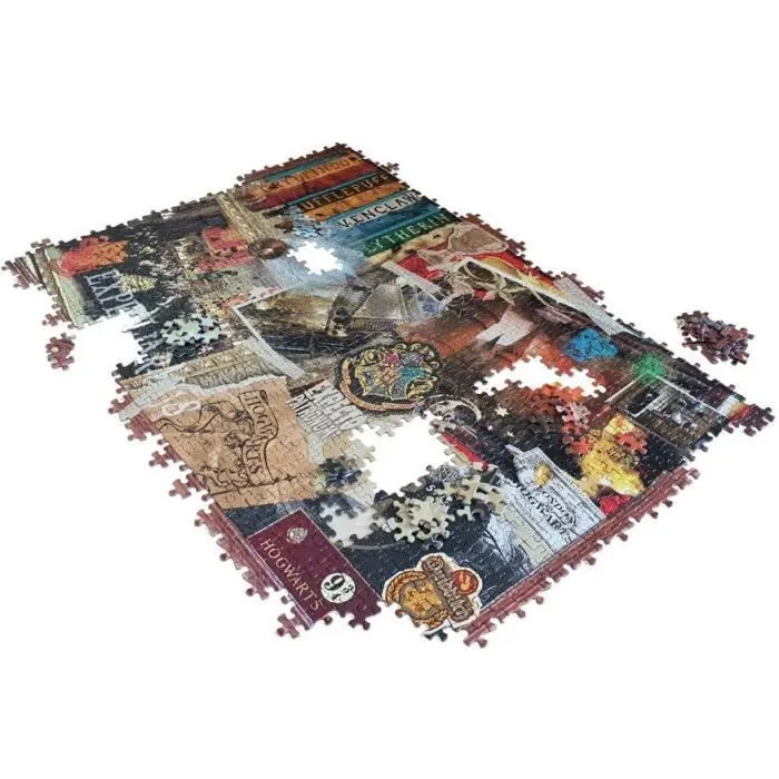 Puzzle Harry Potter Poudlard 1000 pièces - Nouvelle Edition - Cinéma et publicité - Winning Moves-2