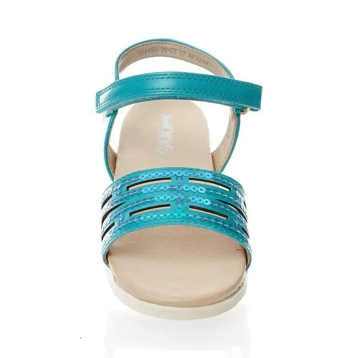 Sandales - Mod 8 - Loveme - Turquoise - Confort optimal - Fermeture scratch-1