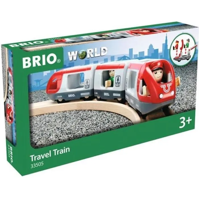 Train de Voyageurs BRIO - Circuit en bois - Ravensburger - Mixte dès 3 ans-0