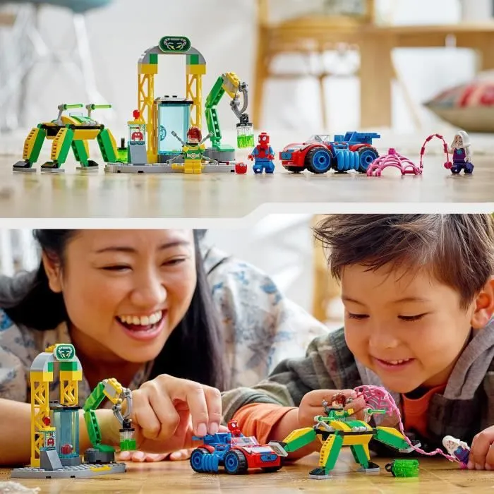 LEGO® 10783 Marvel Spidey et Ses Amis Extraordinaires, Spider-Man dans le Labo du Docteur Octopus, Jouet pour Enfants +4 Ans-4