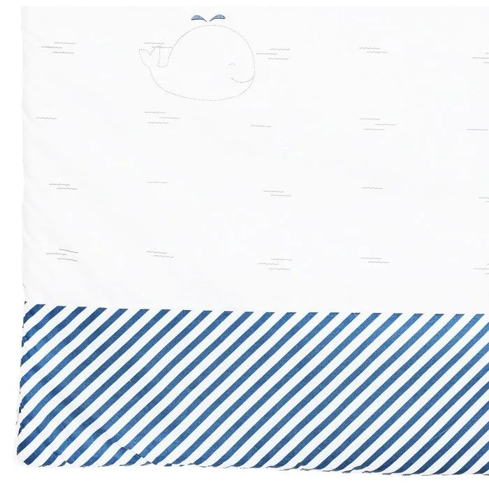 Edredon bébé en coton - SAUTHON - Blue Baleine - 120x60 cm - TOG: 3.0-1