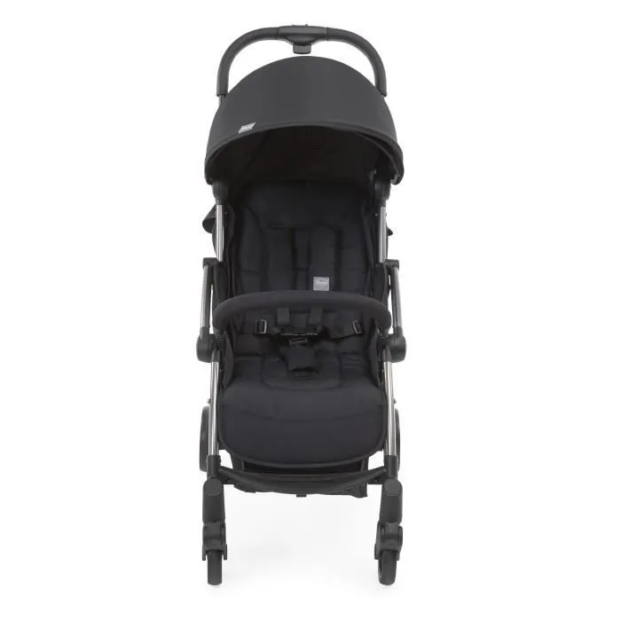 CHICCO Poussette citadine Cheerio - Dès la naissance - Jusqu'à 15kg - Pliage automatique One Touch - Jet black-2