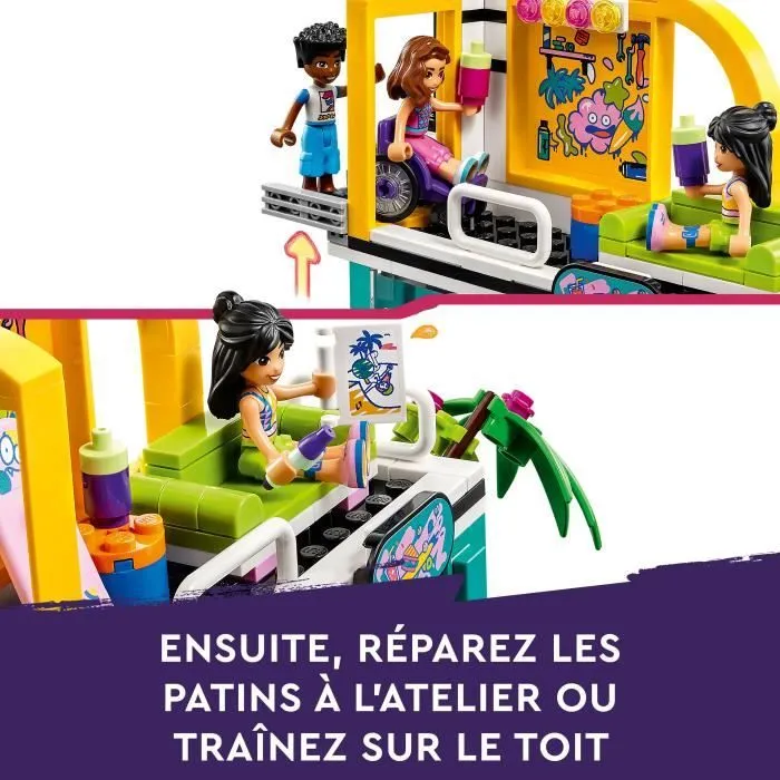 LEGO® Friends 41751 Le Skatepark, Jouet de Skateboard, avec Mini-Poupée et Scooter-2