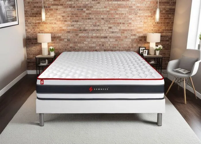Matelas - SOMNESS - ENERGY - Ressorts ensachés - Mémoire de forme - Ferme-1