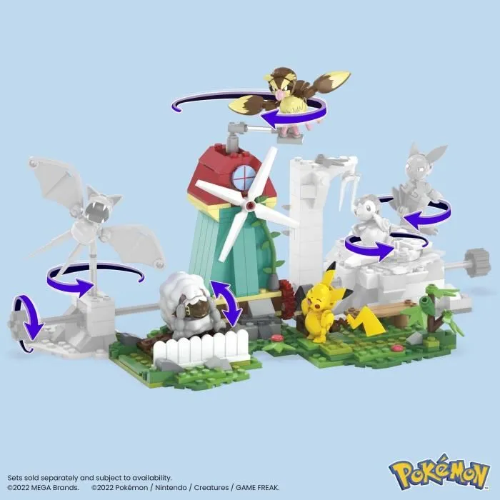 Mega Construx - Pokemon - Moulin A La Campagne - Construction - 6 Ans Et +-5