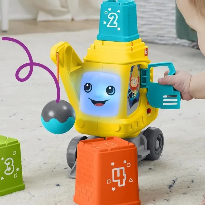 Fisher-Price-La Calculo’Grue-Blocs avec effets sonores et lumineux HXF48-6