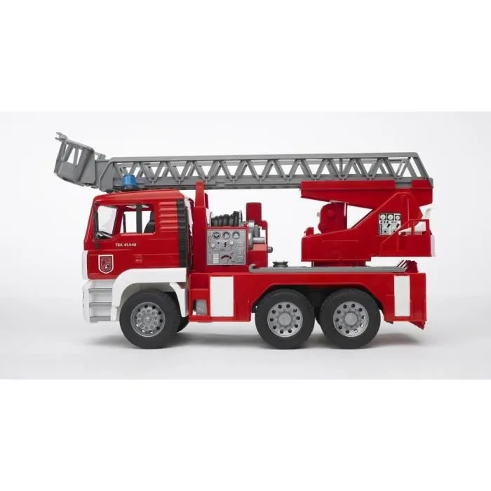 Jouet - BRUDER - Camion de pompier MAN TGA avec échelle et pompe à eau - Rouge - Pour enfant à partir de 4 ans-1
