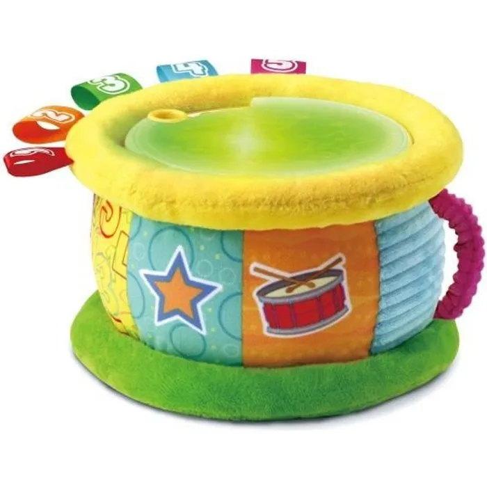 Tambour Lumi Magique - VTECH BABY - Jouet Musical - Bilingue - Sons et Lumières-0