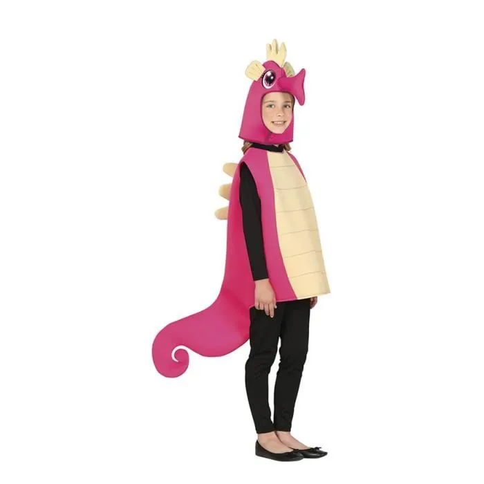 Guirca Déguisement hippocampe rose fille (5-6 ans)-0