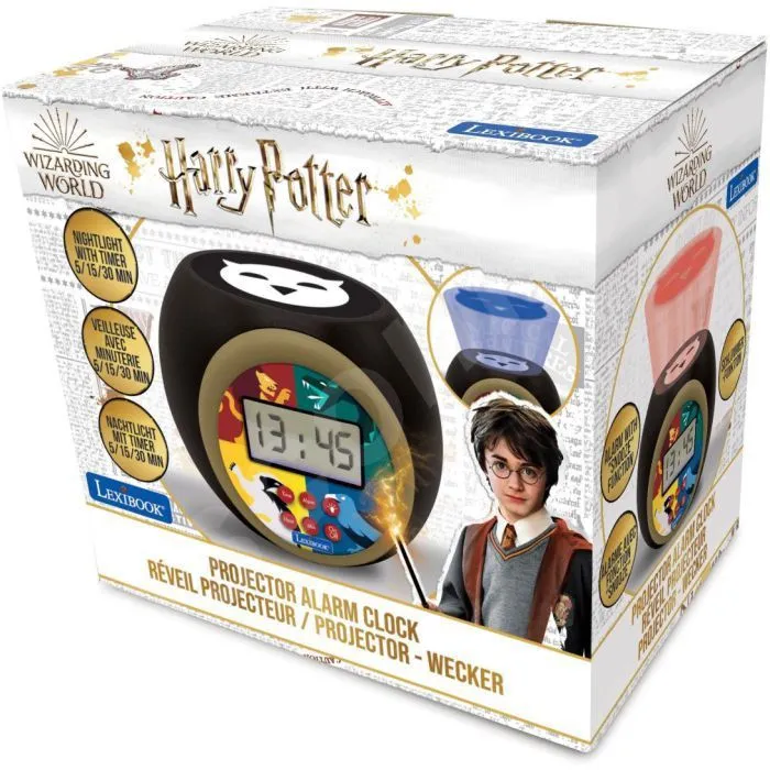 Réveil projecteur Harry Potter avec fonction minuteur-3