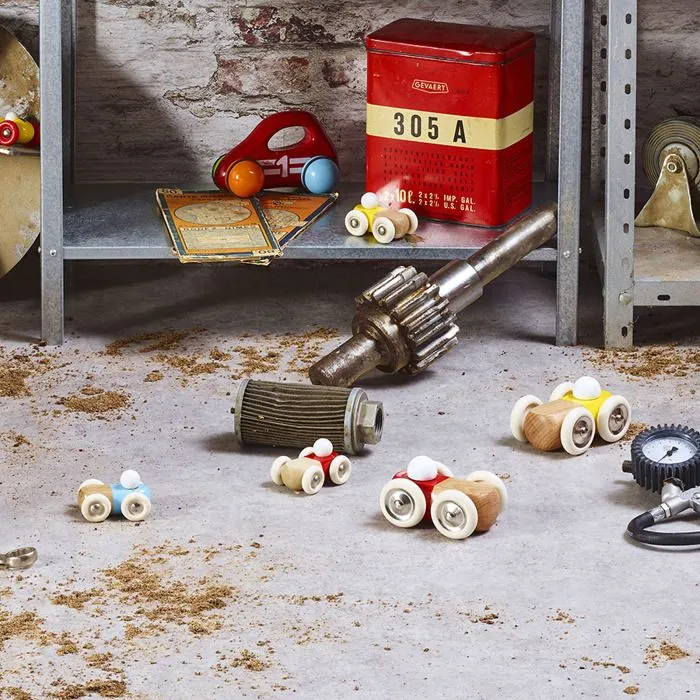 Mini voiture en bois - Vilac - Moit-moit - Rouge - 7 cm - Pour enfants à partir de 24 mois-2