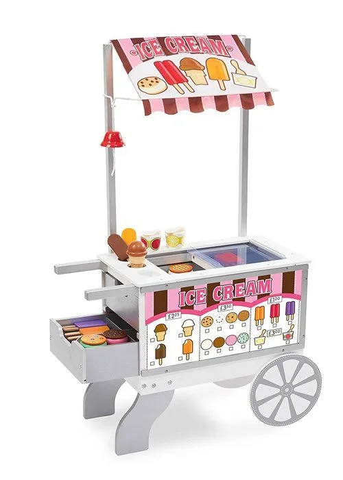 Chariot de Collations et de Friandises Blanc-0