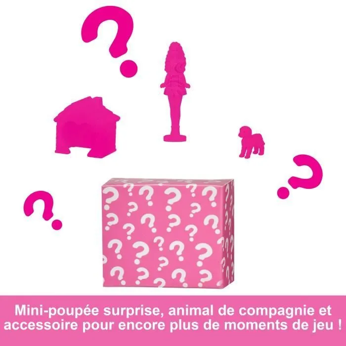 Barbie-Maison de Poupée Mini-BarbieLand-Coffrets maison et accessoires HYF44-4