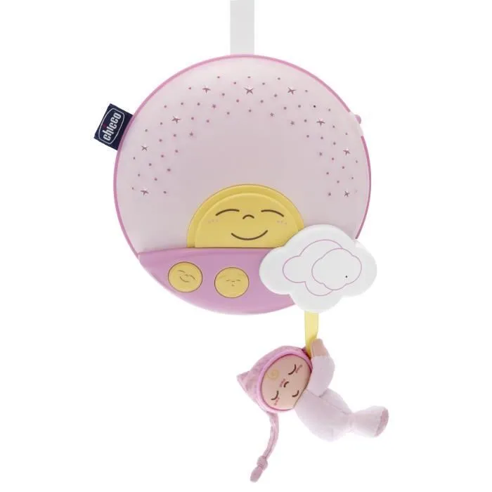 Veilleuse Projection Sunset rose - CHICCO - Capteur sonore - 2 modes de projection-0