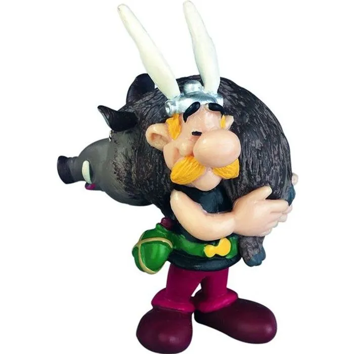 Figurine Astérix avec sanglier - Plastoy - Gamme Plastoy - Pour Enfant de 3 ans et plus-0