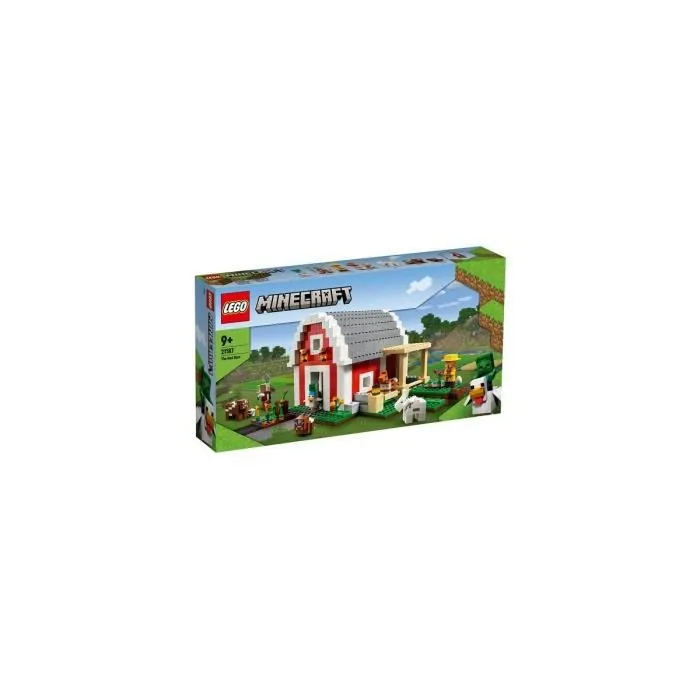 LEGO - Minecraft Barn - Mixte - Enfant - Multicolore - Rouge - 9 ans - Intérieur-0