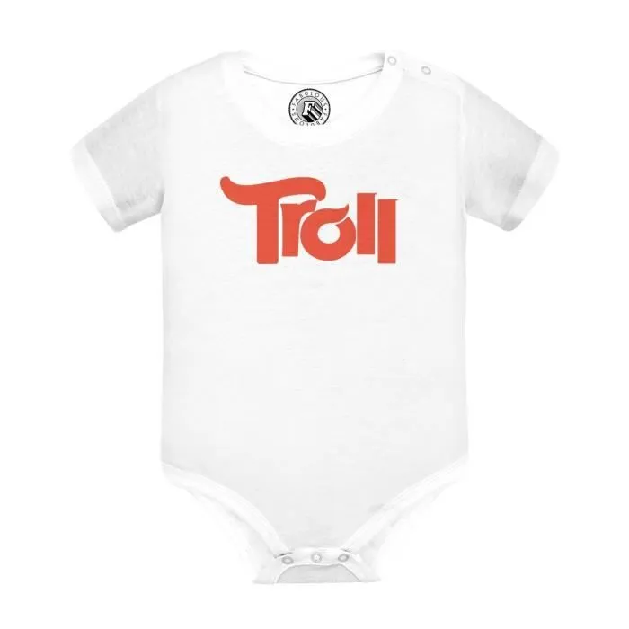 Body Bébé Manche Courte Blanc Troll Jeux Vidéo Meme Internet Gamer-0