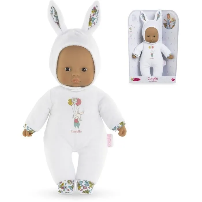 Poupon - COROLLE - Pti'Cœur Lapin Blanc - 30 cm - Dès 9 mois-3
