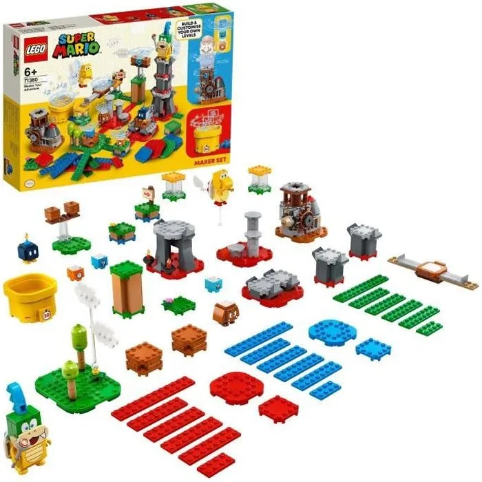 LEGO® Super Mario™71380 Set de créateur Invente ton aventure extension du Pack de Démarrage LEGO Super Mario Les Aventures de Mario-0