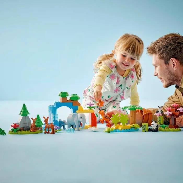 LEGO DUPLO Ma ville 10446 Familles d’animaux sauvages 3-en-1 - Jeux d’éveil avec animaux-4