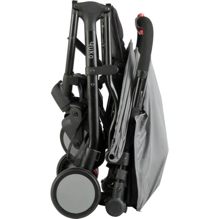 BAMBISOL - Poussette compacte - YUKO - 0 à 36 mois (max 15 kg) - Sangle de portage - 4 roues - Noir-6