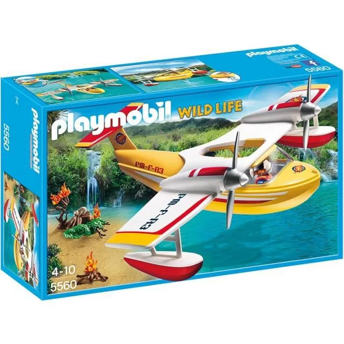 PLAYMOBIL Hydravion de sauvetage Designers-0