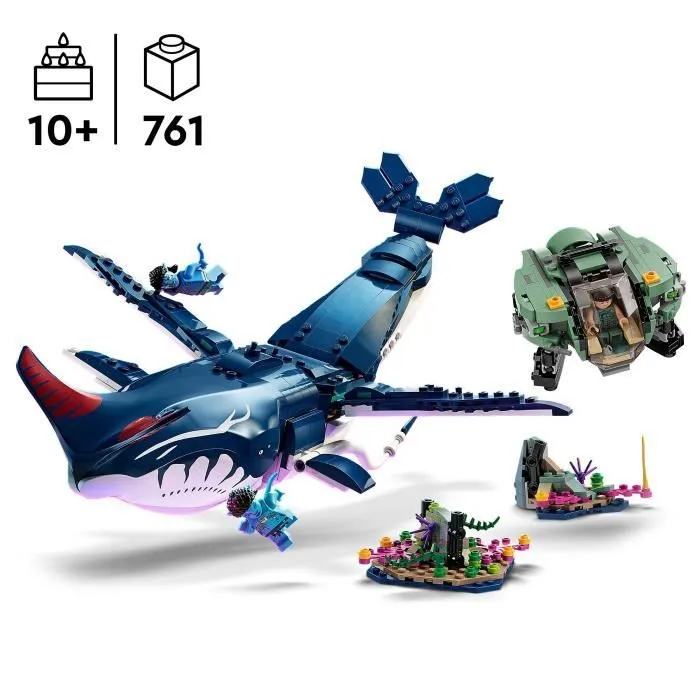 LEGO® Avatar 75579 Payakan le Tulkun et Crabsuit, Jouet avec Figurine Animal, La Voie de l'Eau-1